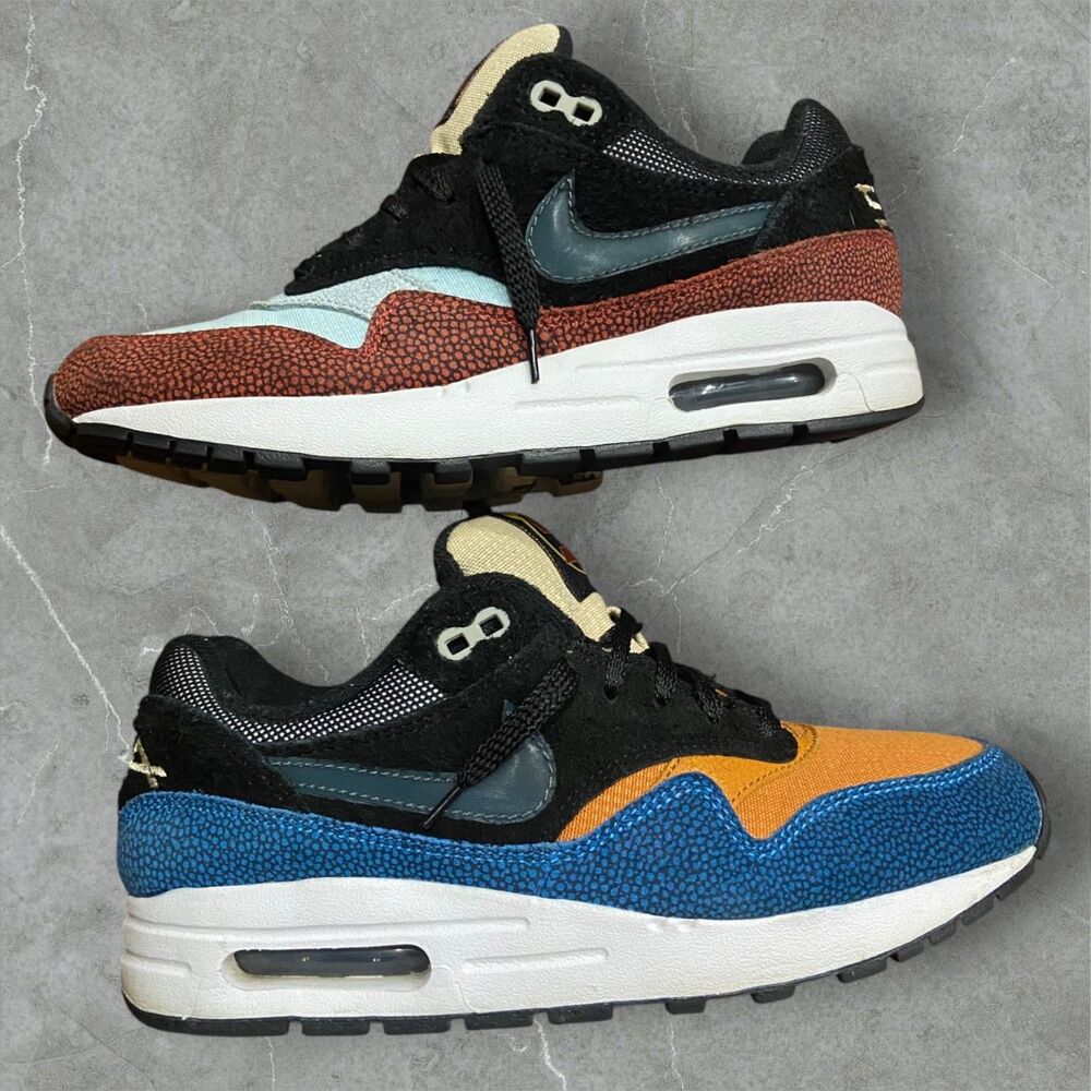 Nike Air Max 1 Premium x De'Aaron Fox Swipa Black CJ9888-001 Kids Size 5Y